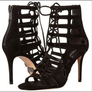 Michael Kors Collection Bardot Suede Stiletto